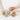 Set 5 x 2.5" Glass Float - Orange Rope #0101O