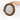 Wooden Porthole Mirror (L) #6980